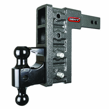 GEN-Y HITCH MEGA-DUTY 2.5 Shank 9 Drop 3.5K TW 32K Hitch & GH-0161 Dual-Ball & GH-0162 Pintle Lock GH-1624